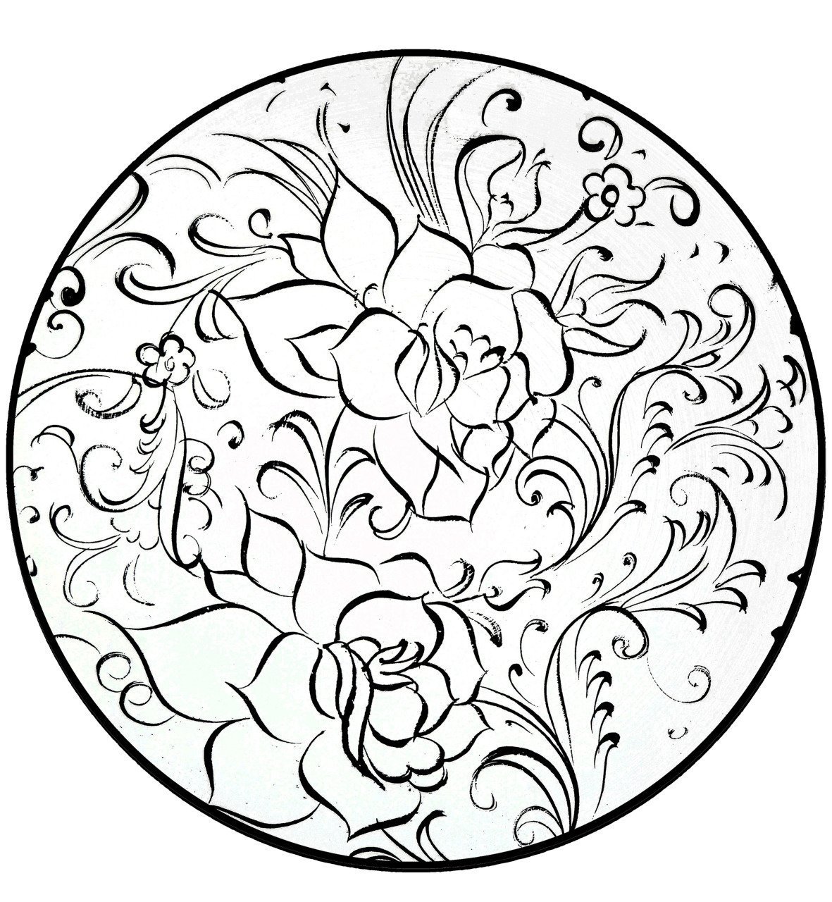 18cm Tabak Deseni No 3