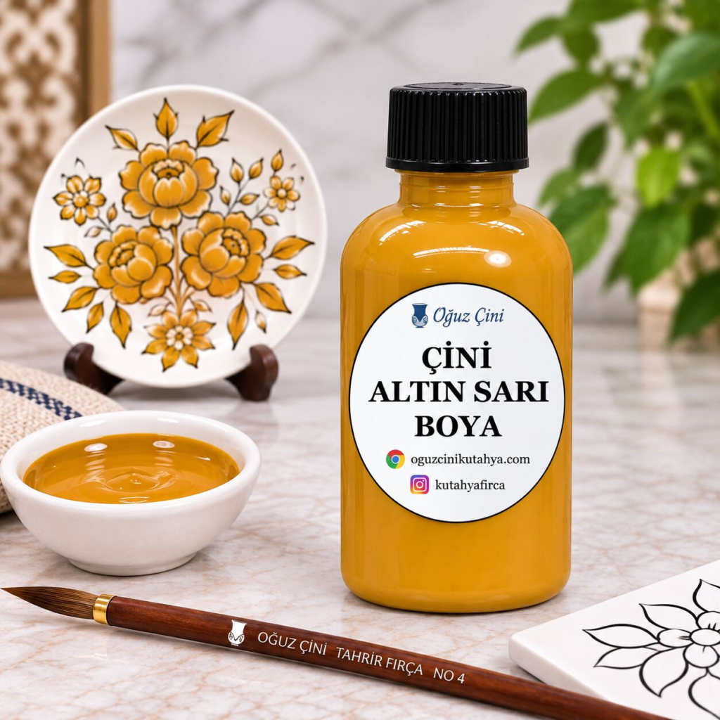 Altın Sarı Sıraltı Çini Boyası 50 cc