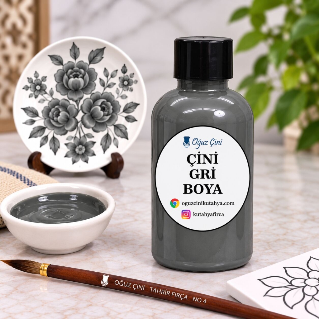Gri Sıraltı Çini Boyası 50 cc
