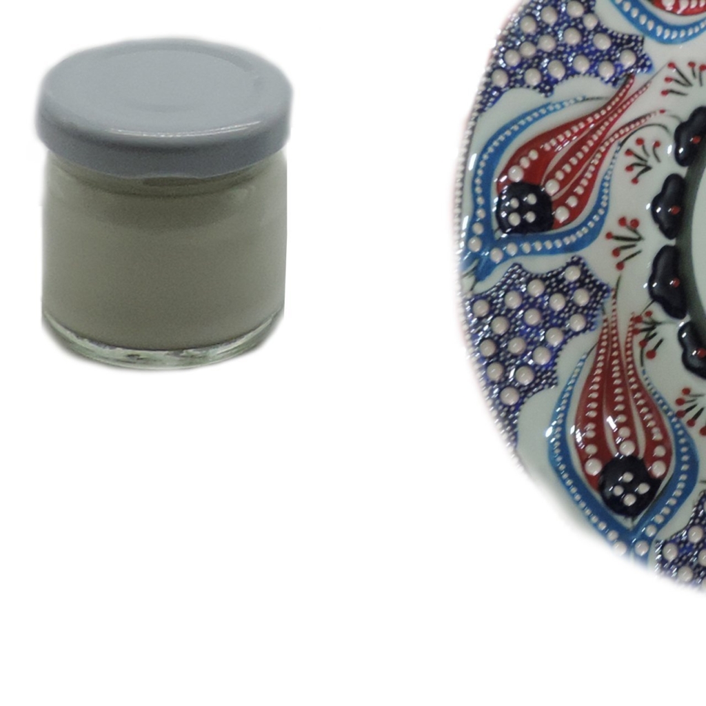 Beyaz Kabartma Çini Boyası (Sıraltı)