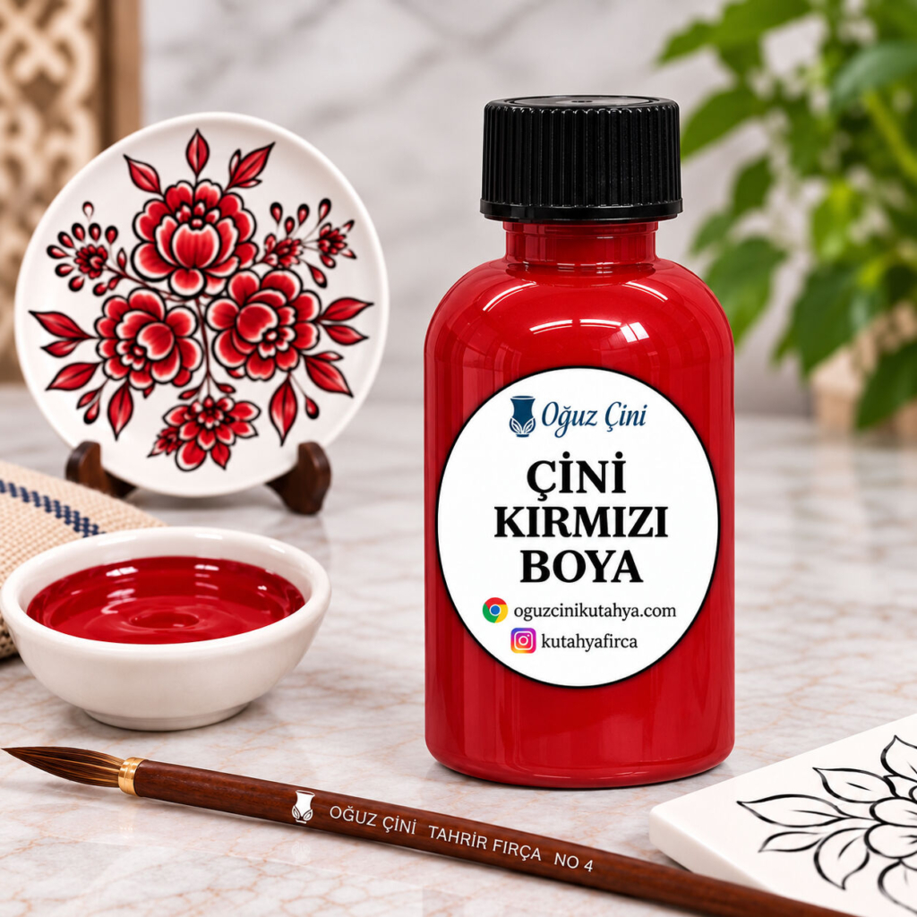 Kırmızı Sıraltı Çini Boyası