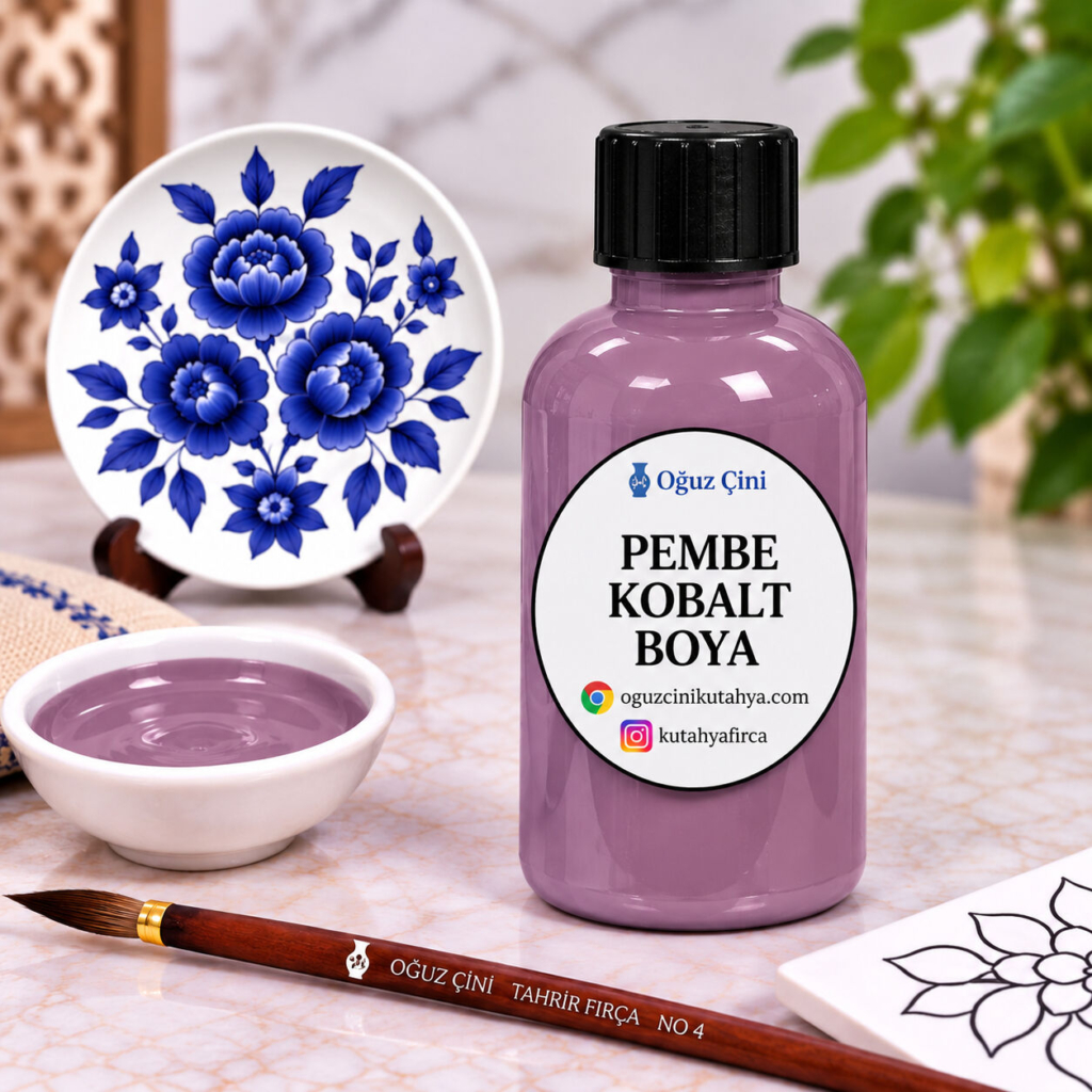 Pembe Kobalt Sıraltı Çini Boyası 50 cc